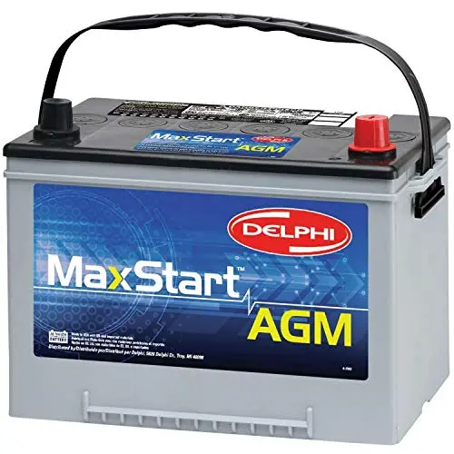 Delphi Bu9034r Maxstart Agm Premium Automotive Battery, Group Size 24F / 34R (Reverse Terminal) 1