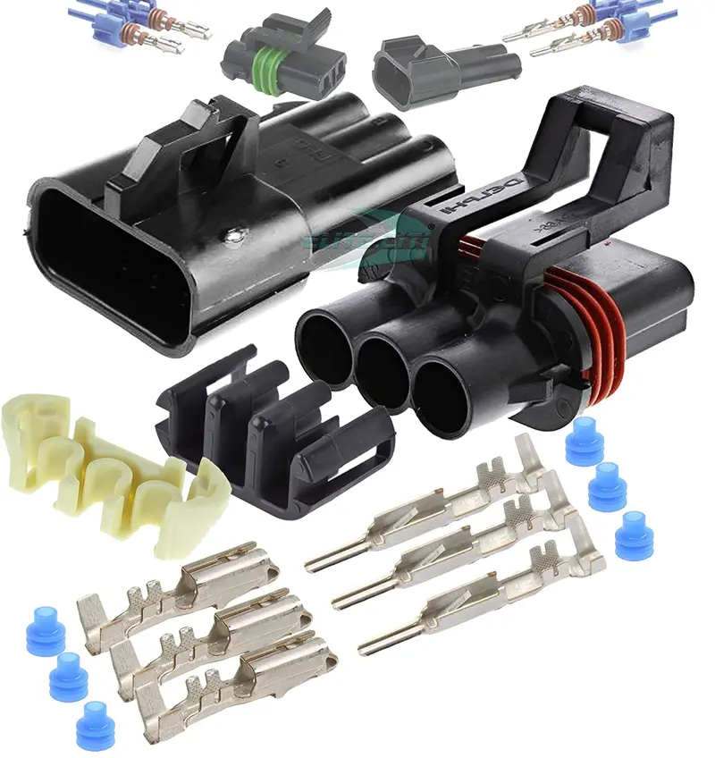 Delphi Metri-Pack Waterproof Connector (30Amps - 10-12 Ga) (30Amps - 10-12 Ga) 1