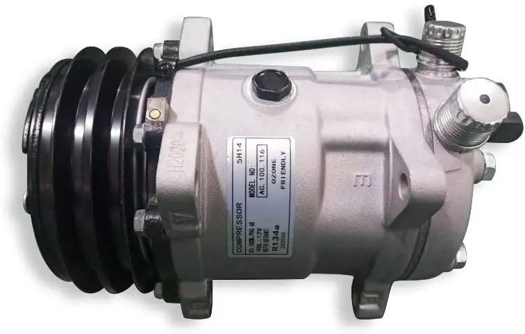 Demotor Performance Air Conditioning Compressor Ac Compressor V-Belt Pulley For Sanden 508 Style Hot Rod 1