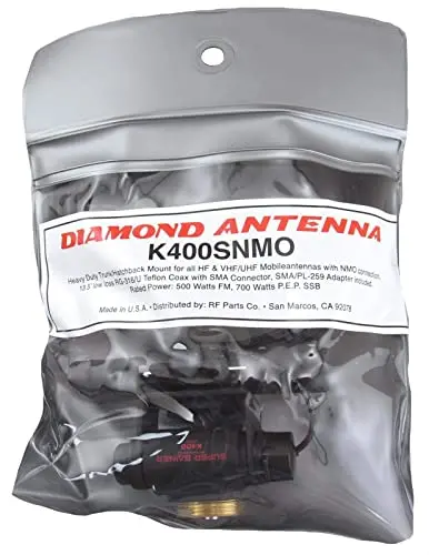Diamond K400s-Nmo Lip Mount, 2-Axis Adjustable Antenna Vehicle Mount 1