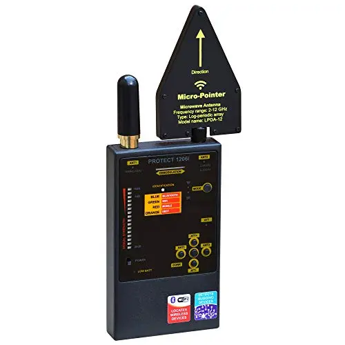 Discoverit Defcon Dd1206 Professional Digital Radio Frequency Rf Bluetooth, Gsm (Cellular), Wifi, Detector Hunter Sweeper 1