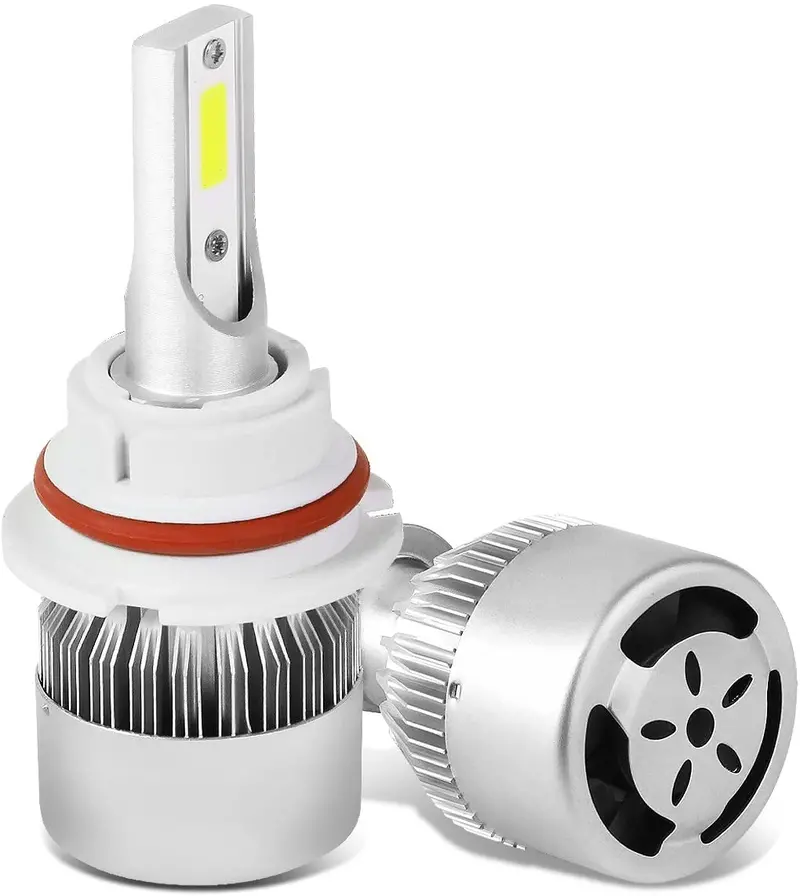 Dna Motoring Hid-Led-Lb-Fan-9004-Hl Pair Of Led Light Bulbs With Cooling Fan 1