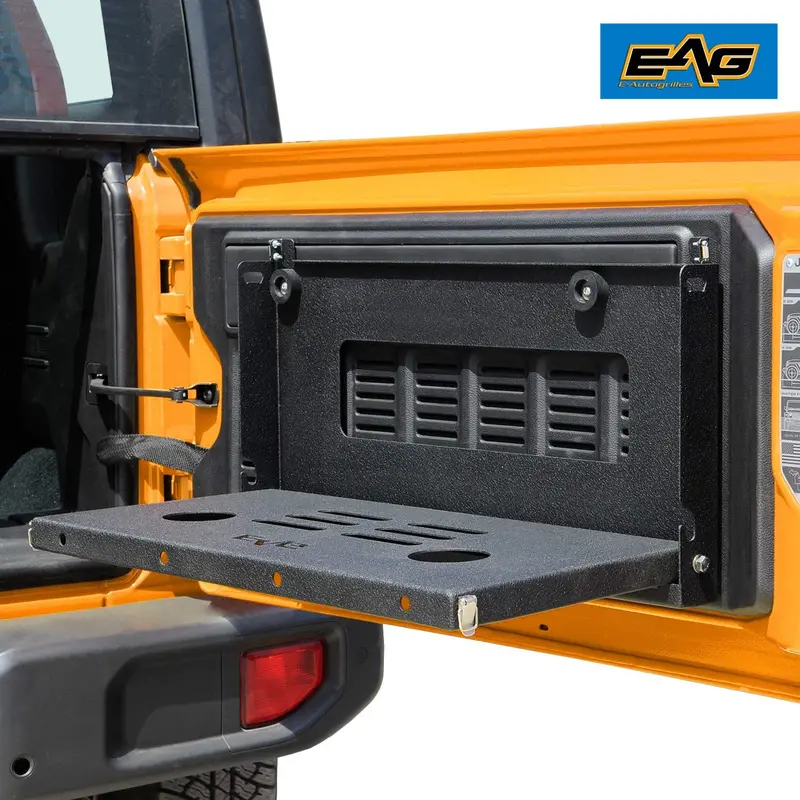 Eag Tailgate Table Foldable Cargo Shelf Fit For 2018-2020 Wrangler Jl 1