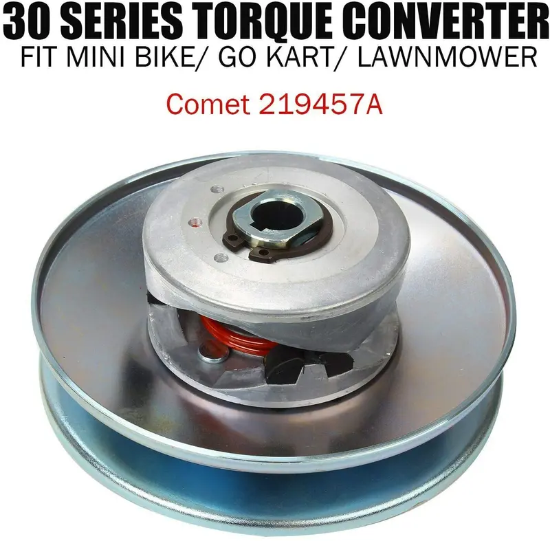 Easyberg 30 Series Torque Converter 5/8" Clutch 6" Driven Asymmetric Go Kart Mini Bike Replaces Comet 219457A 1