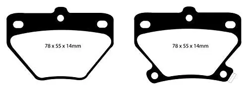 Ebc Brakes Dp31326c Redstuff Ceramic Low Dust Brake Pad 2