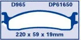 Ebc Brakes Dp61650 6000 Series Greenstuff Truck And Suv Brake Pad 2