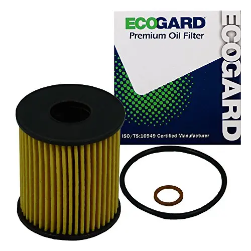Ecogard X5830 Premium Cartridge Engine Oil Filter For Conventional Oil Fits Mini Cooper 1.6L 2007-2015, Cooper Countryman 1.6L 2011-2016, Cooper Paceman 1.6L 2013-2016 1