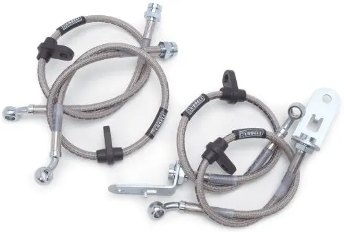 Edelbrock/Russell 695950 Pre-Assembled Direct Bolt-On Brake Hose Kit 1
