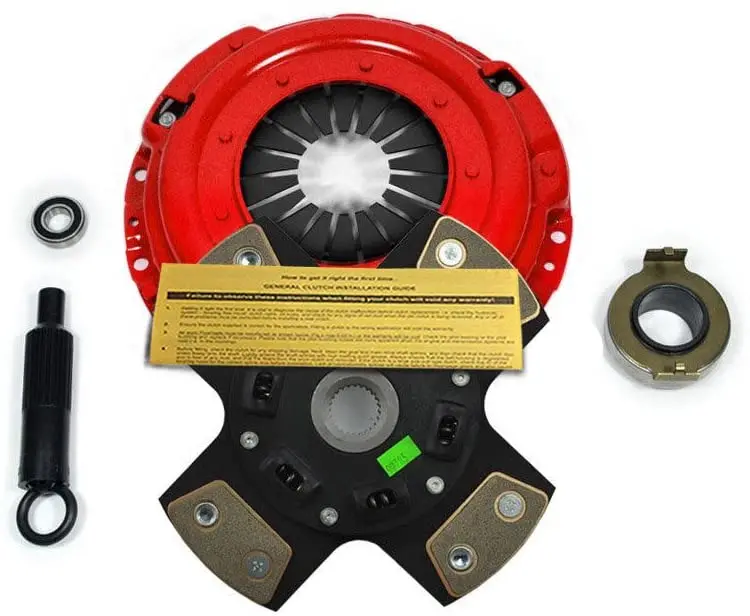 Eft 4-Puck Stage 3 Race Clutch Kit For Integra B18 Civic Si Del Sol Vtec B16 1