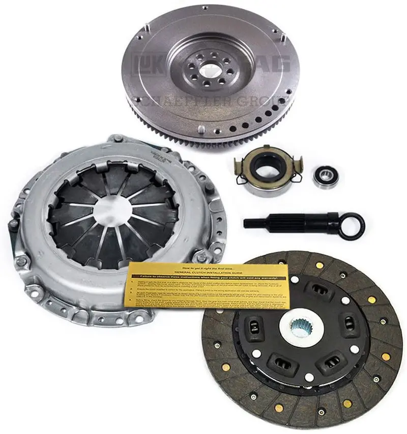 Eft Heavy-Duty Clutch Kit & Oe Oem Flywheel For 1998-2008 Toyota Corolla 1.8L 5-Speed 1