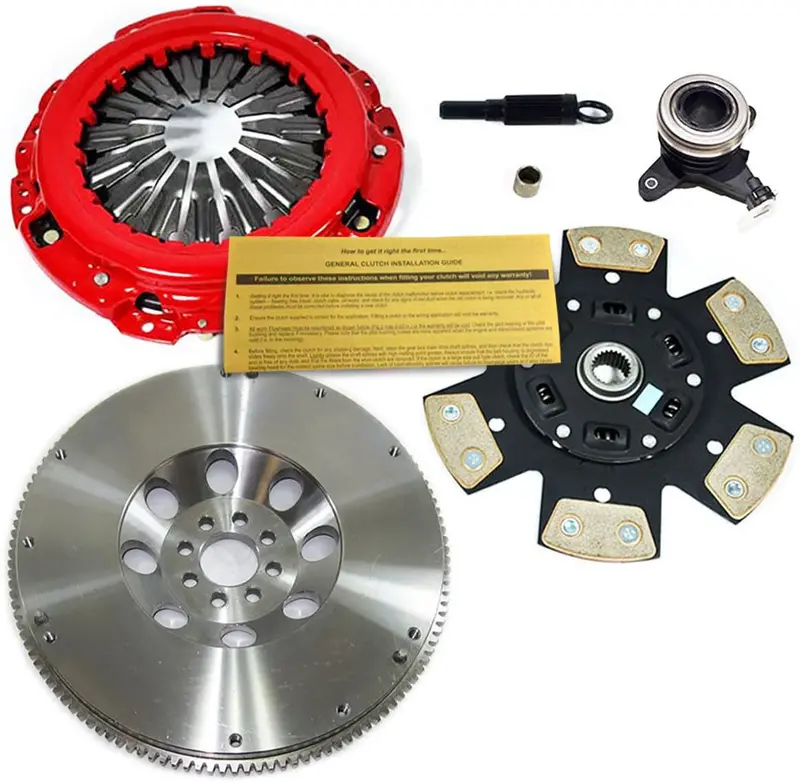 Eft Sport 3 Clutch Kit W Slave & Flywheel For Nissan 350Z 370Z Infiniti G35 G37 1