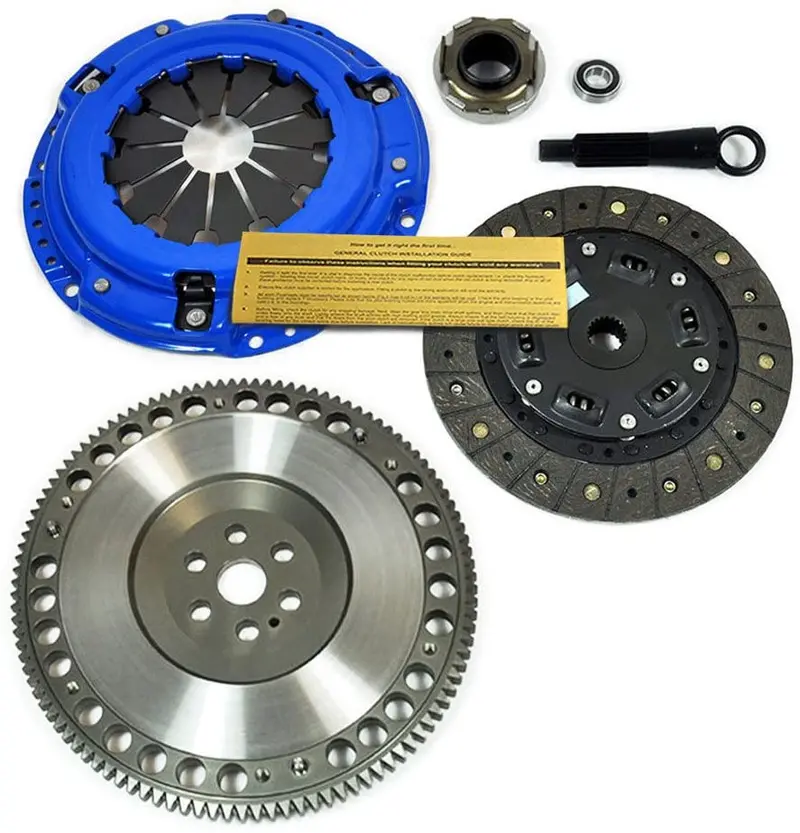 Eft Stage 1 Clutch Kit W/Race Chromoly Flywheel For 89-91 Honda Civic Crx D15 D16 1