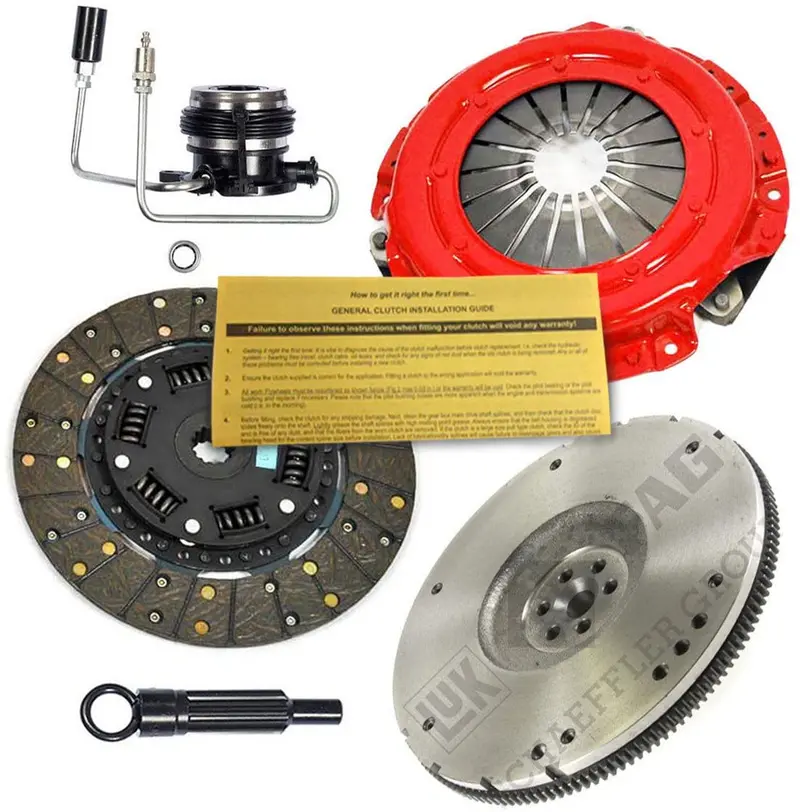 Eft Stage 2 Clutch Kit W/Slave & Hd Flywheel For 1991-1992 Jeep Wrangler 2.5L 1