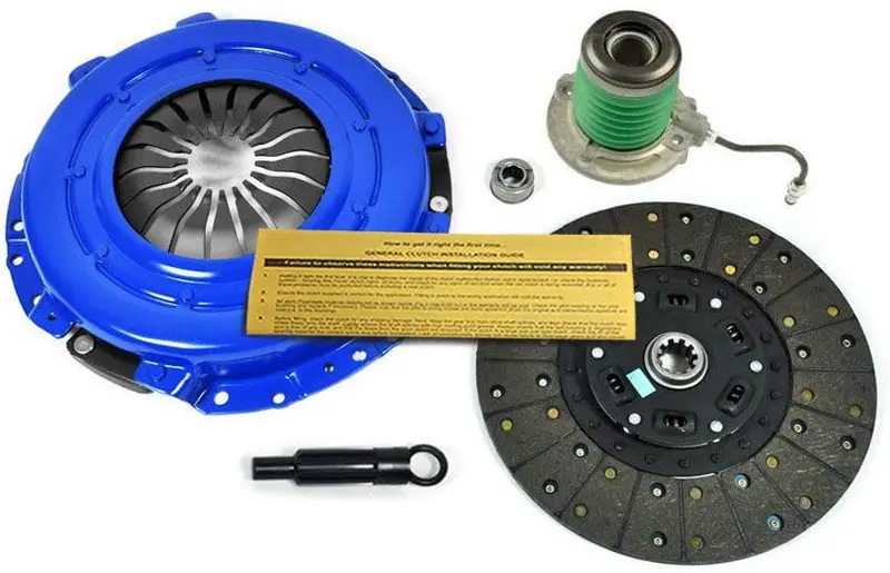 Eft Stage 2 Performance Clutch Kit W/Slave Cylinder Works With 2005-10 Ford Mustang Gt 4.6L 1