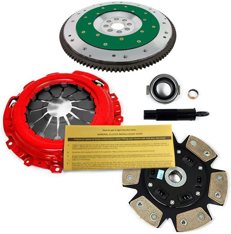 Eft Stage 3 Clutch Kit & Fidanza Flywheel For Rsx Tsx Accord Civic Si K20 K24 1