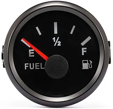 Eling Fuel Level Gauge Meter 0-190Ohm Signal 52Mm With Backlight 12V/24V 1