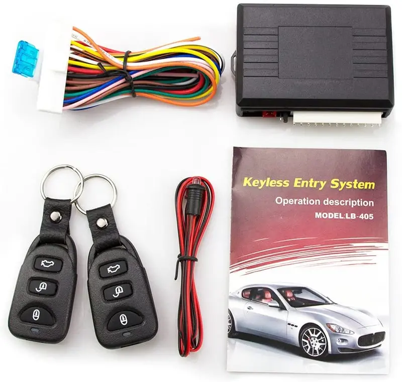Eunavi Universal Car Vehicle Security Car Door Lock Keyless Entry System Remote Central Control Box Kit 1