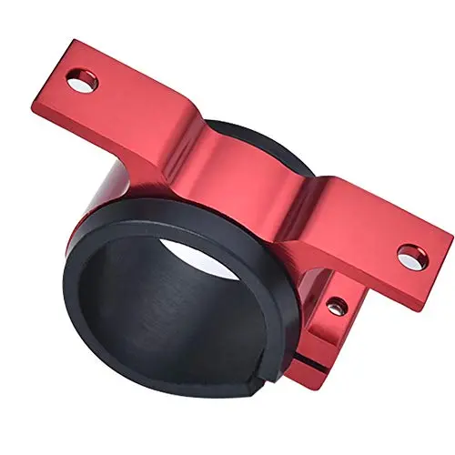 Evil Energy 50Mm Car Oil/Fuel/Gas Pump Mounting Bracket Single Filter Clamp Cradle Red 4