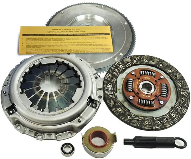 Exedy Oe Clutch Kit Khc05 W/Eft Cast Flywheel Works With Honda Civic Si Del Sol Vtec B16a2 B16a3 Em1 1