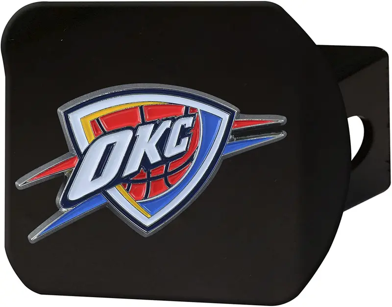 Fanmats Nba Oklahoma City Thunder Nba - Oklahoma City Thundercolor Hitch - Black, Team Color, One Size 1
