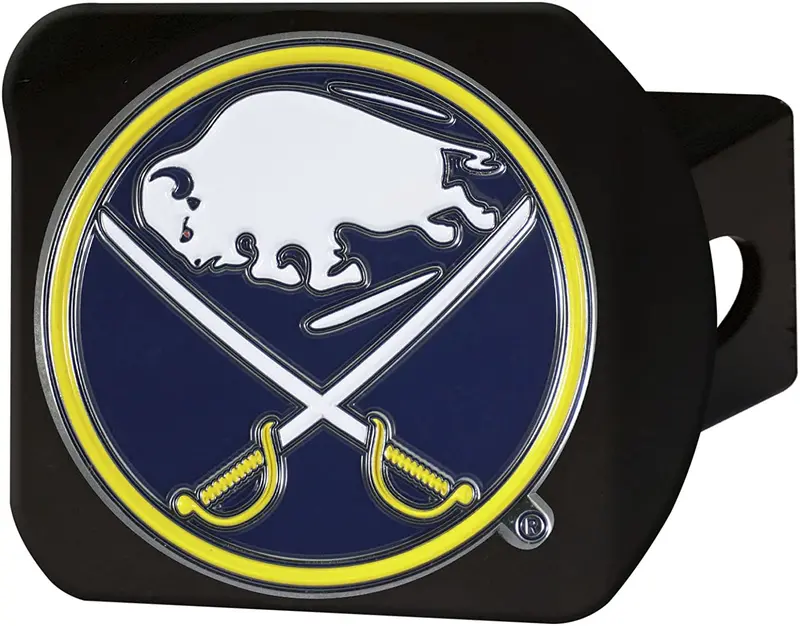 Fanmats Nhl Mens Color Hitch - Black (Buffalo Sabres One Size Team Color) 1
