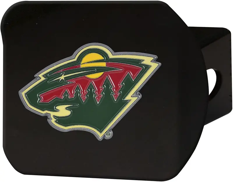 Fanmats Nhl Mens Color Hitch - Black (Minnesota Wild One Size Team Color) 1