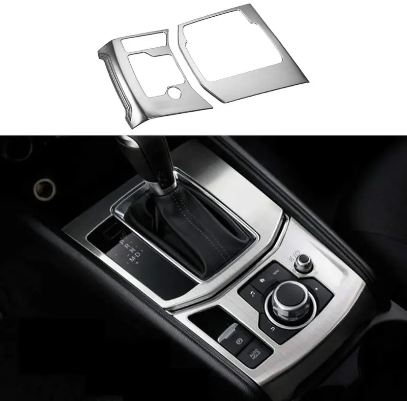 Fengzhiqiu Car Center Control Water Cup Holder Cover Trim For Mazda Cx-5 Cx5 2017 2018 2019 2020 (Cup Holder) 1