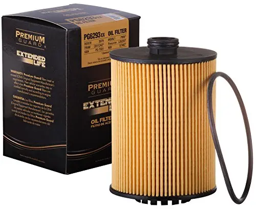 Filtro De Aceite Gurad Premium, Extended Life Pg6293ex, Compatible Con Volkswagen Atlas, Porsche Cayenne 2018-20, Volkswagen Touareg, 2012-18, 2012-17, 2012-18 Passat, 2012-17 Cc, 2020 Atlas Cross Sport 1