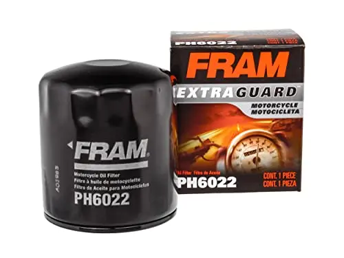 Fram Extra Guard Ph6022 Replacement Oil Filter, Fits Select Harley Davidson Motorcycles 1