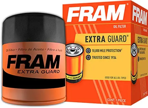 Fram Extra Guard Ph6607, 10K Mile Change Interval Spin-On Oil Filter, Black 1