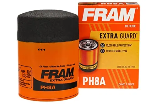 Fram Extra Guard Ph8a, 10K Mile Change Interval Spin-On Oil Filter 1