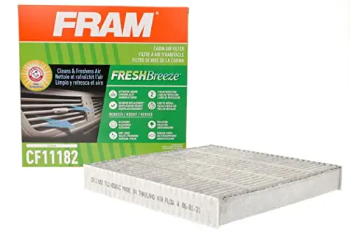 Fram Fresh Breeze Cabin Air Filter Replacement For Car Passenger Compartment W/ Arm And Hammer Baking Soda, Easy Install, Cf11182 For Select Acura And Honda Vehicles 1