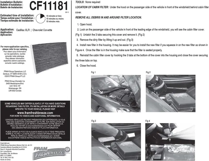 Fram Fresh Breeze Cabin Air Filter With Arm & Hammer Baking Soda, Cf12160 For Hyundai/Kia Vehicles 20