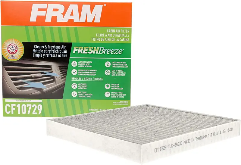 Fram Fresh Breeze Cabin Air Filter With Arm & Hammer Baking Soda, Cf12160 For Hyundai/Kia Vehicles 22