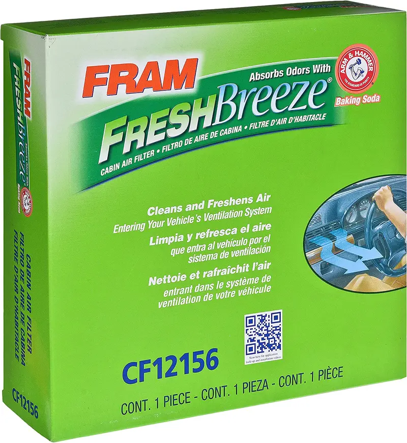 Fram Fresh Breeze Cabin Air Filter With Arm & Hammer Baking Soda, Cf12160 For Hyundai/Kia Vehicles 37