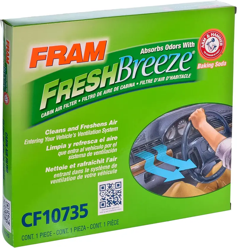 Fram Fresh Breeze Cabin Air Filter With Arm & Hammer Baking Soda, Cf12160 For Hyundai/Kia Vehicles 41