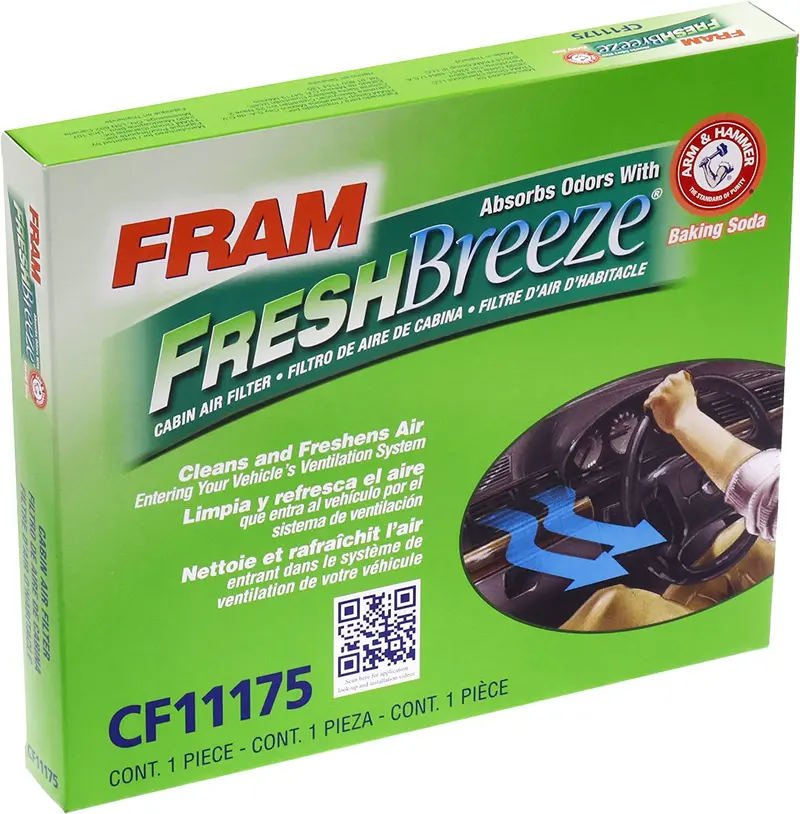 Fram Fresh Breeze Cabin Air Filter With Arm & Hammer Baking Soda, Cf12160 For Hyundai/Kia Vehicles 48