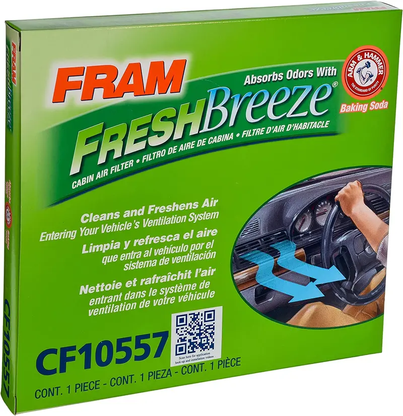 Fram Fresh Breeze Cabin Air Filter With Arm & Hammer Baking Soda, Cf12160 For Hyundai/Kia Vehicles 58