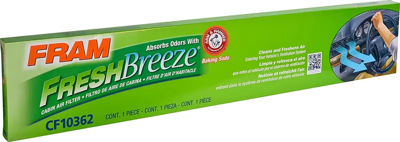 Fram Fresh Breeze Cabin Air Filter With Arm & Hammer Baking Soda, Cf12160 For Hyundai/Kia Vehicles 65