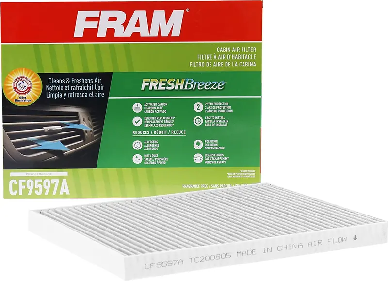 Fram Fresh Breeze Cabin Air Filter With Arm & Hammer Baking Soda, Cf12160 For Hyundai/Kia Vehicles 75