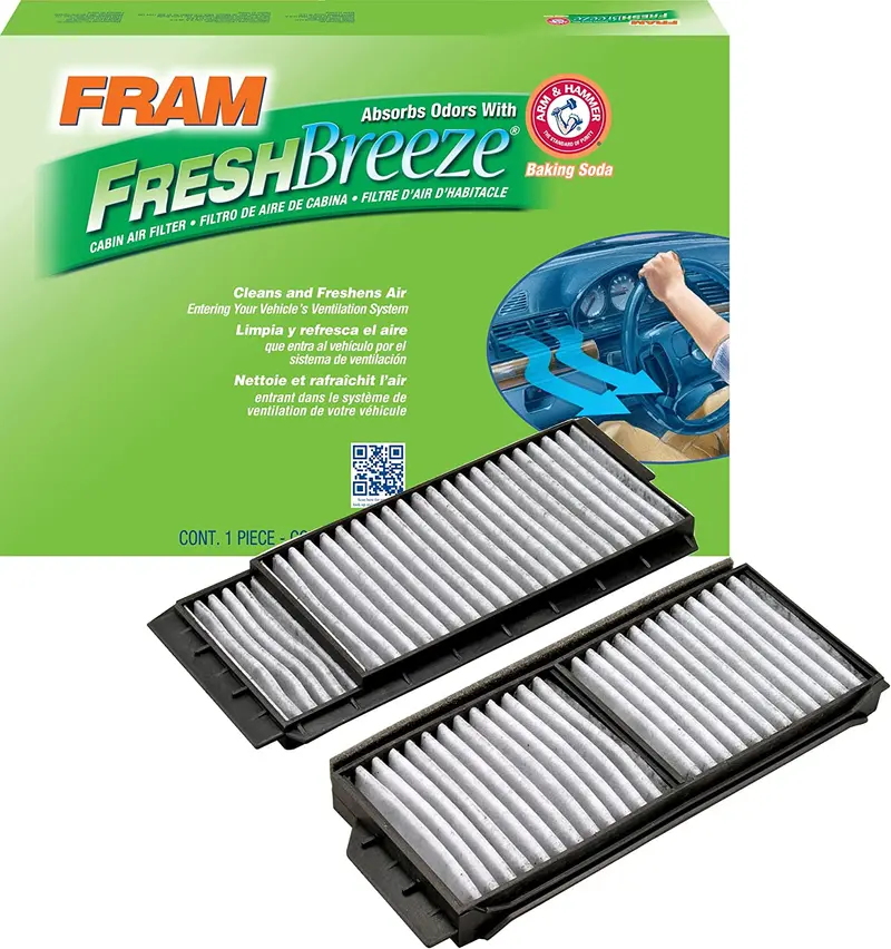 Fram Fresh Breeze Cabin Air Filter With Arm & Hammer Baking Soda, Cf12160 For Hyundai/Kia Vehicles 91