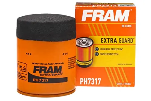 Fram Ph7317 Extra Guard 10K Mile Change Interval Spin-On Oil Filter, Black 1
