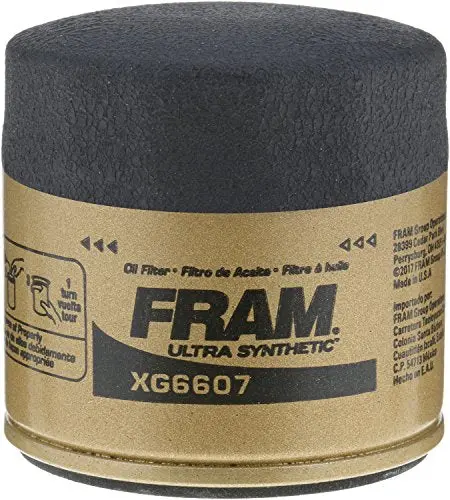 Fram Ulta Synthetic Automotive Replacement Oil Filter, Designed For Synthetic Oil Changes Lasting Up To 20K Miles, Xg6607 With Suregrip (Pack Of 1) 2