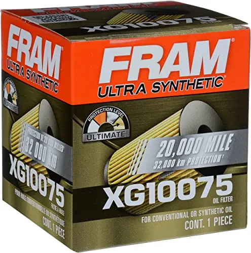 Fram Ultra Synthetic Automotive Replacement Oil Filter, Designed For Synthetic Oil Changes Lasting Up To 20K Miles, Xg10075 (Pack Of 1) 1