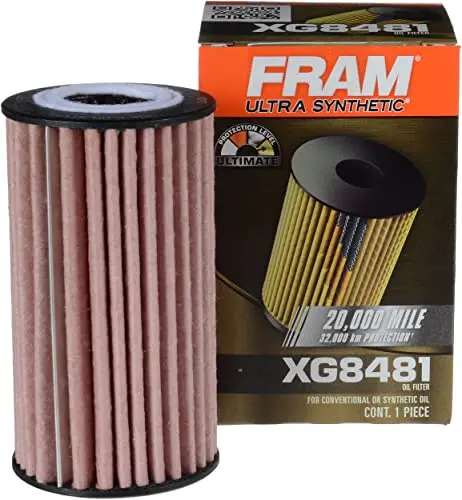 Fram Ultra Synthetic Automotive Replacement Oil Filter, Designed For Synthetic Oil Changes Lasting Up To 20K Miles, Xg8481 (Pack Of 1) 1