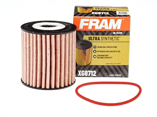 Fram Ultra Synthetic Automotive Replacement Oil Filter, Designed For Synthetic Oil Changes Lasting Up To 20K Miles, Xg8712 (Pack Of 1) 1