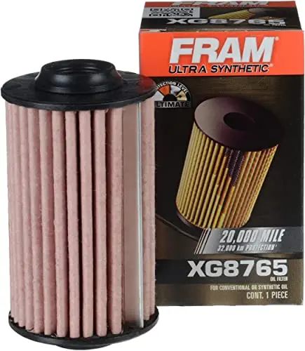 Fram Ultra Synthetic Automotive Replacement Oil Filter, Designed For Synthetic Oil Changes Lasting Up To 20K Miles, Xg8765 (Pack Of 1) 1