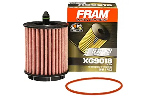 Fram Ultra Synthetic Automotive Replacement Oil Filter, Designed For Synthetic Oil Changes Lasting Up To 20K Miles, Xg9018 (Pack Of 1) 1