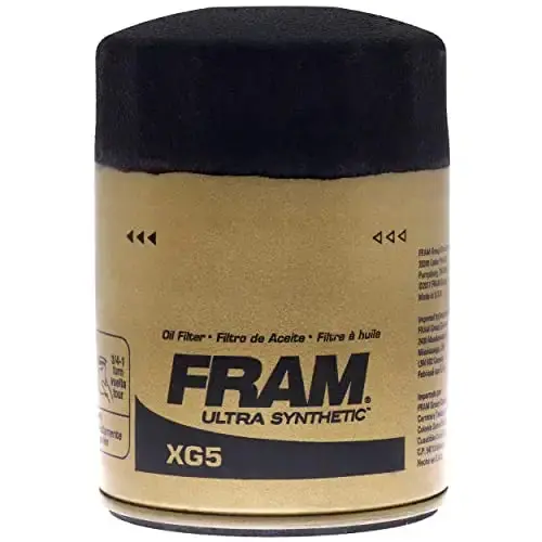 Fram Ultra Synthetic Xg5, 20K Mile Change Interval Spin-On Oil Filter With Suregrip, 1 Piece - Packaging May Vary 2