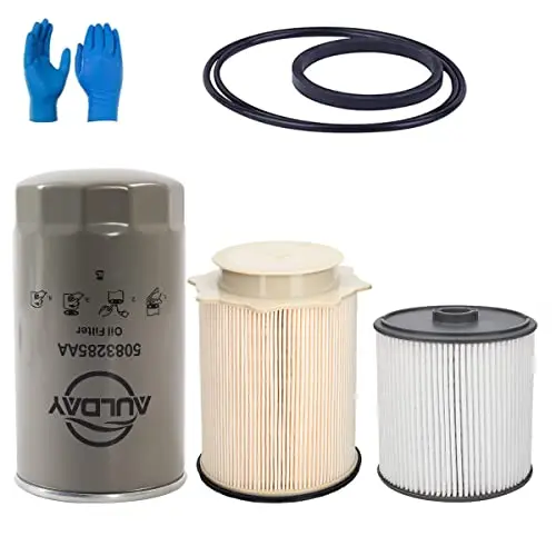 Fuel Diesel Filter And Oil Filter Fits For 2019-21 Dodge Ram 2500 3500 4500 5500 6.7L Cummins Fuel Filter Oem 68436631Aa 5083285Aa 68157291Aa 1